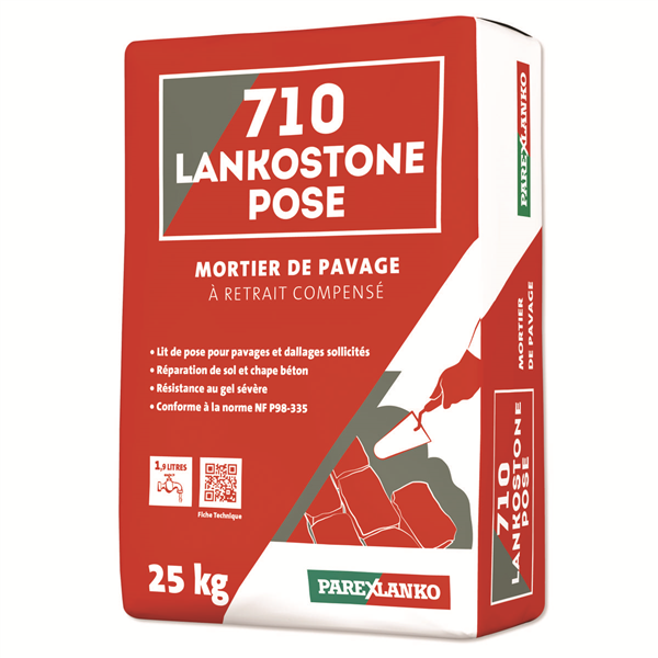 Mortier de pavage LANKOSTONE POSE 710 - Sac de 25 KG