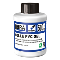 Colle PVC rigide à prise rapide pour Tuyaux et Canalisations - Certifié ACS - Pot de 500 MLT