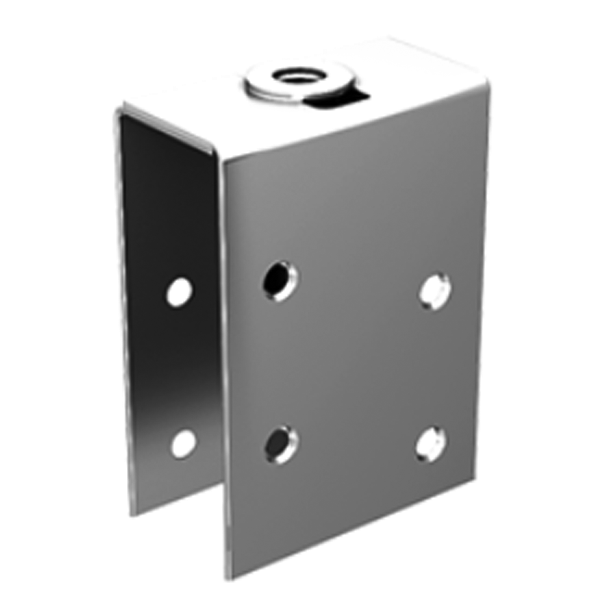 Chape réglable pour panneaux de 25 à 35 mm d'épaisseur vis M10 Mantion