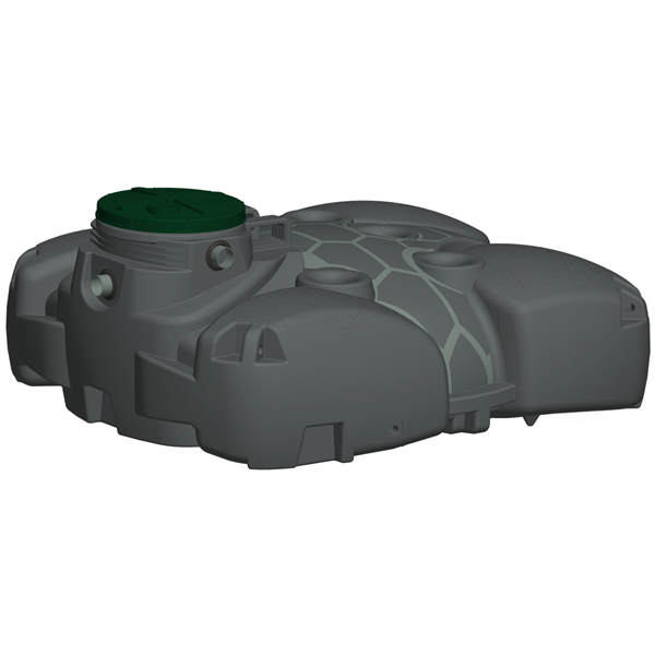 CUVE EAU PLUIE AQUAMOP PLATE PE 3M3