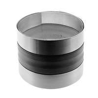 Joint de dilatation en zinc naturel Rheinzink pour gouttière demi-ronde - développé 260 MM - longueur 3000 MM