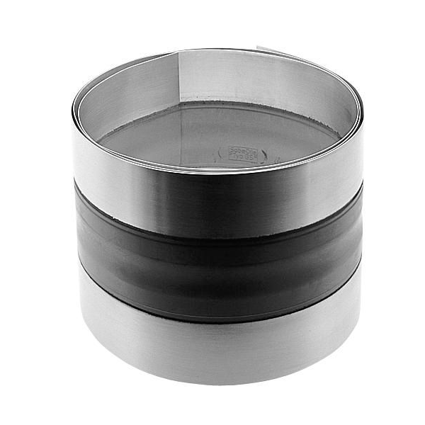 Joint de dilatation en zinc naturel Rheinzink pour gouttière demi-ronde - développé 260 MM - longueur 3000 MM