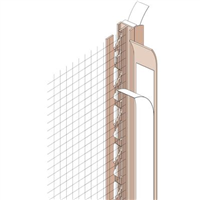 Profilé de raccord de menuiserie en PVC
