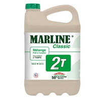 Mélange prêt à l'emploi pour moteurs 2 temps - Marline Classic 2T - Super carburant 95E5 + lubrifiant 3% - Bidon de 5 litres