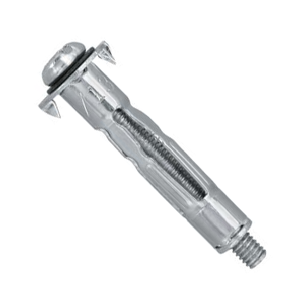 Cheville métallique avec vis Edia 5 x 37 mm pour corps creux lot de 20