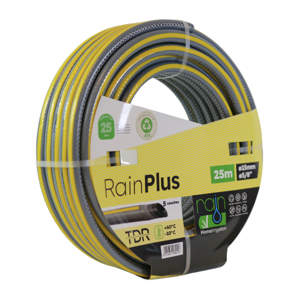 Tuyau d'arrosage 25,00 m RainPlus - ⌀ 15 mm 5/8" - 28 bar