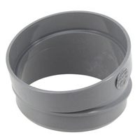 Secteur de coude PVC à coller angle 15° - Mâle/Femelle - diamètre 100 mm