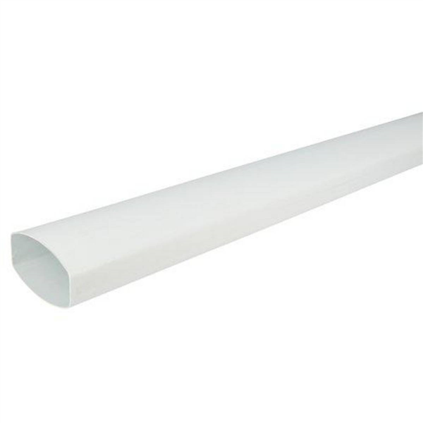 TUBE DE DESCENTE 90X56 OVATION EN 2M BLANC