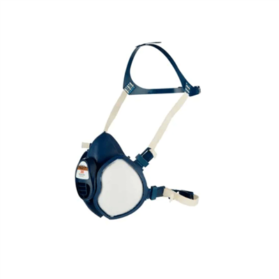 Demi-masque anti-poussière et anti gaz 3M ajustable et prêt à emploi - Série 4000+