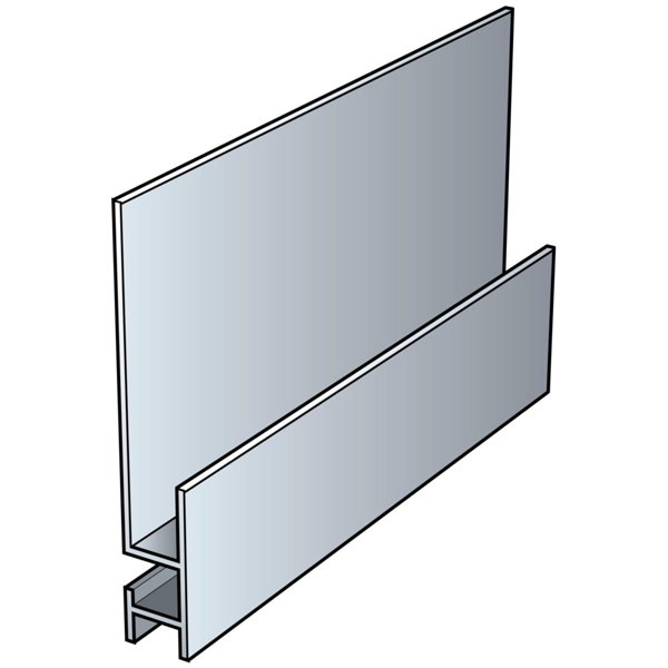 Profil de départ pour pose horizontale des lames de bardage Cedral Click - longueur 3,00 M