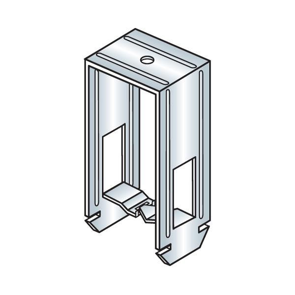 Attache de liaison Siniat 2PLUS pour rail 2PLUS et fourrure S47 - plafond grande portée - boîte de 50