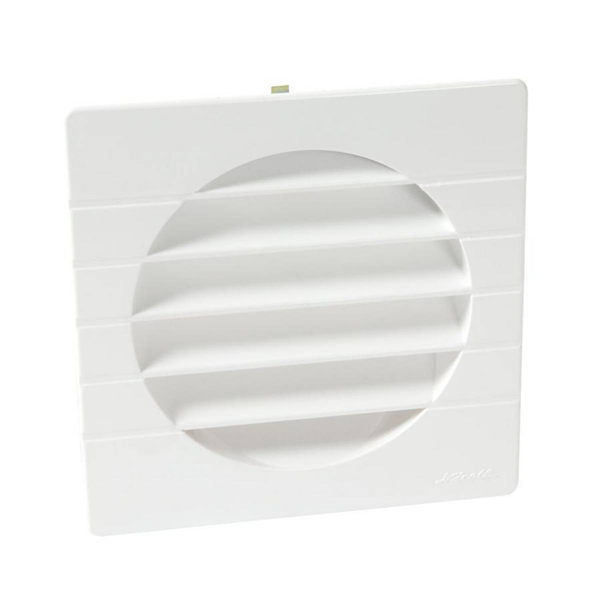 GRILLE EXTERIEURE P/TUBE D.160 MOUS.BLANC