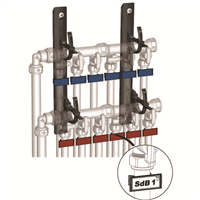 Kit supports universels pour collecteur de distribution