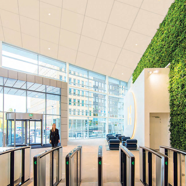 Dalle de faux plafond acoustique - Tonga 22 mm - Bords droits - Sable - 600 MM x 1200,0 MM