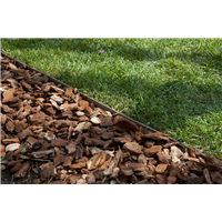 Bordure composite imitation bois - HT 135 mm - Rouleau de 20 ml