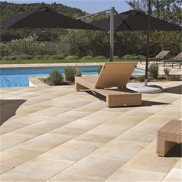 Dalle terrasse béton - NASHIRA - coloris Aquitaine - 60 CM x 60 CM - Ép.30 MM