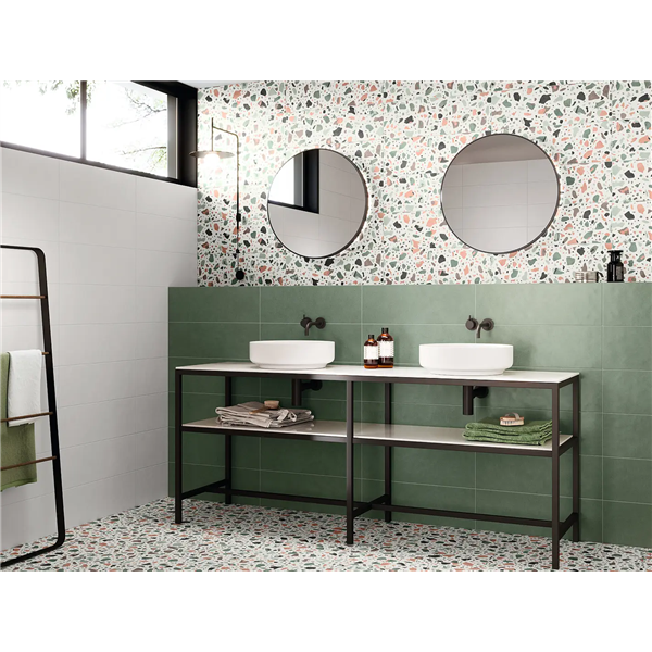 Faïence murale pour cuisine et salle de bain - Stay - 20,0 CM x 60,0 CM - ép. 8,00 MM - Vert