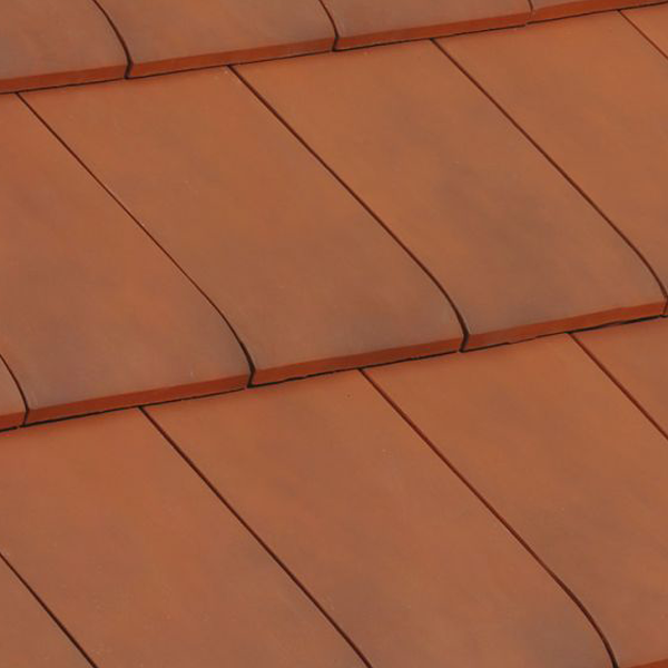 Tuile plate en terre cuite HP 13 Évolutive Huguenot - Flammé rustique