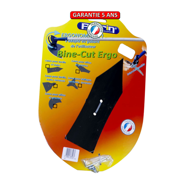 Binette jardin et haies - Bine-Cut Ergo 5 Perrin - avec manche composite 1,50 m