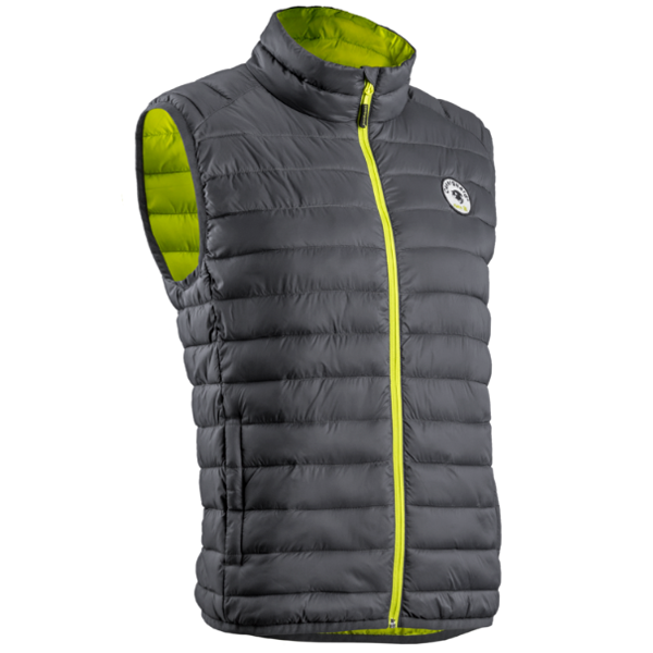Gilet sans manches matelassé unisexe - Kuma Coverguard - gris et jaune - Taille 3XL