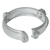 COLLIER A BRIDE DN.80 ASPECT ZINC