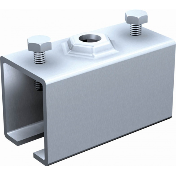 Manchon support nu sans tige filetée pour rail 6255