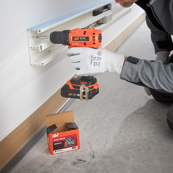 Cheville auto-foreuse Spit Mini Driva pour plaque de plâtre - longueur 26 mm - boîte de 200