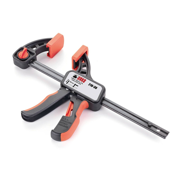 Presse une main Quick Single Urko pour serrages délicats - saillie 80 mm - serrage 45 cm