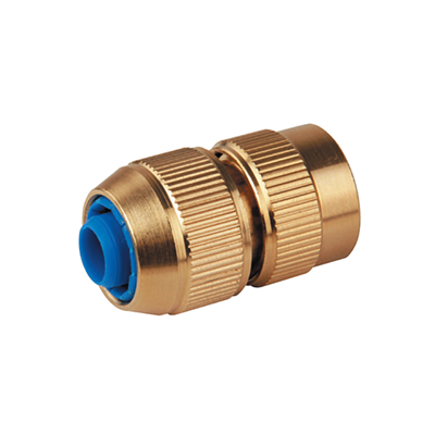 Raccord automatique rapide 6 billes pour tuyau arrosage - Diamètre 19 mm - Fitt - Laiton