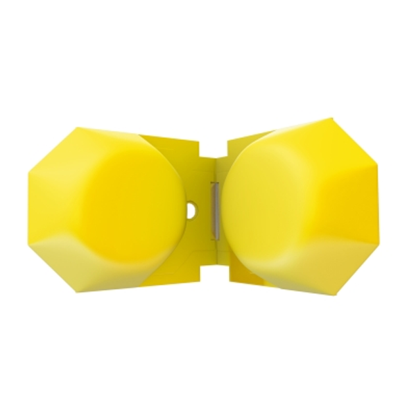 Raccord d'ossature métallique Isover Connector Optima pour isolation des murs et des combles - boîte de 25