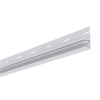 Fond commun pour finition angle extérieur/intérieur de bardage PVC Isocel et Barcel - Blanc - 3,00 M