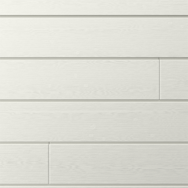 Bardage peint et saturé en sapin du Nord - profil Inca - Cirrus - 20 mm x 125 mm x 4,46 m