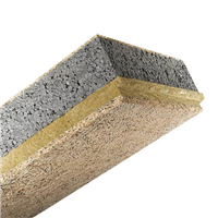 Panneau isolant pour sous-face de dalle béton en pose rapportée - Fibrastyroc Clarté - R 2,65 m².K/W - 2,00 M x 0,60 M - ép.100 MM