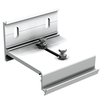 Equerre double avec visserie Inox