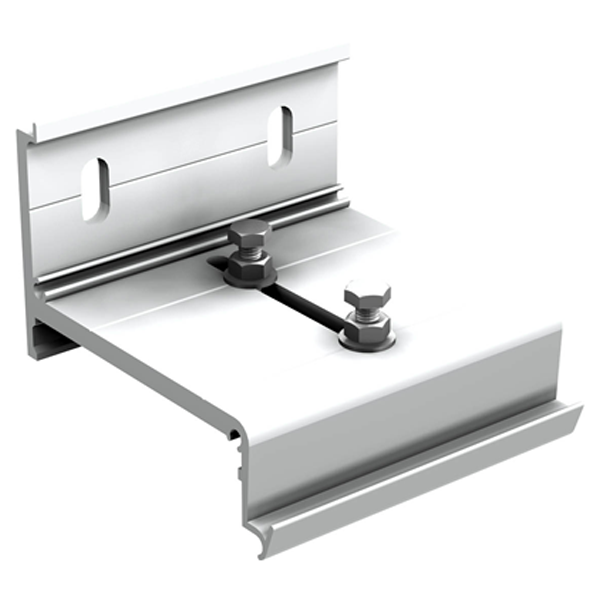 Equerre double avec visserie Inox