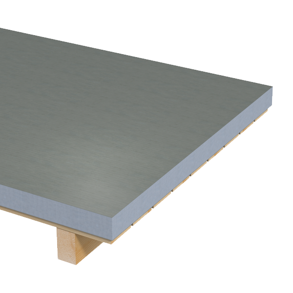 Feuille de zinc prePatina ardoise Eco Zinc Rheinzink - pour couverture de toit et bardage - 2,00 M x 1,00 M - ép. 0,65 MM
