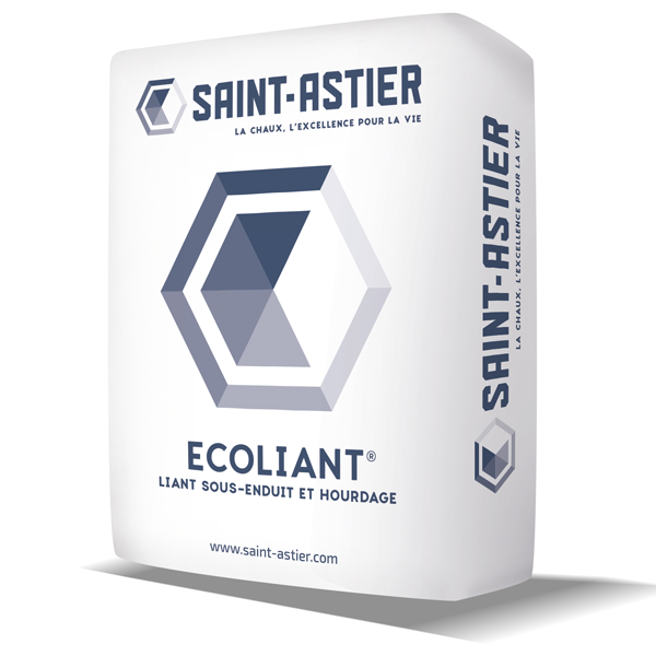 Liant à la chaux naturelle HL5 Saint Astier Écoliant pour sous-enduit et hourdage - sac de