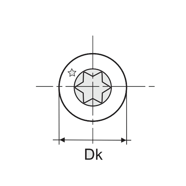 Vis bois terrasse Rocket en Inox A2 tête fraisée empreinte Torx - 5,0 MM x 70,0 MM/36,0 MM - Boîte de 100