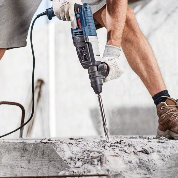 Burin plat SDS Plus pour matériaux durs - Bosch - Longueur 250 mm - Largeur 20 mm