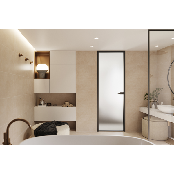 Carrelage intérieur effet béton ciré en grès cérame émaillé - Betonico - 45,0 CM x 45,0 CM - ép. 8,00 MM - Beige clair