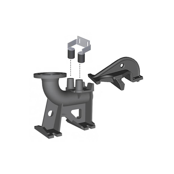 PIED D'ASSISE POUR POMPES SEMISOM SERIE 80