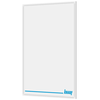 Plaque de plâtre pour plafond ultra légère - Knauf Lightboard Horizon 4 bords amincis - 2,50 M x 1,20 M - ép. 12,50 MM