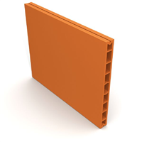 Brique de cloison Biobric Carrobric - R = 0,16 m².K/W - 666 MM x 500 MM - ép. 48,0 MM