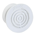 Grille de ventilation Nicoll contre-cloison - Diamètre 35 mm - Avec moustiquaire - Polystyrène blanc - Lot de 2