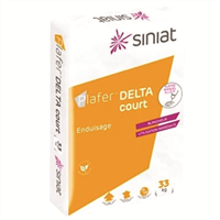 Plâtre allégé pour enduisage de grandes surfaces - Plafer Delta Court - prise contrôlée - sac de 33 kg