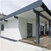 Bardage peint et saturé en sapin du Nord - profil Eastwood - Gris Anthracite (RAL 1013) - 19 mm x 125 mm x 0.60 m