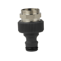 Raccord adaptateur pour robinet de salle de bain ou cuisine - F22/100 - M24/200 - Inox