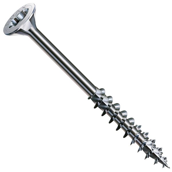 Vis à bois à tête fraisée Spax Wirox - filetage partiel - diamètre 8,0 MM - longueur 180,0 MM - boîte de 50