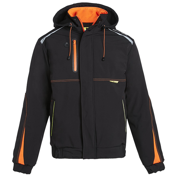 Veste respirante waterproof Morane noir et orange Taille 3XL North way