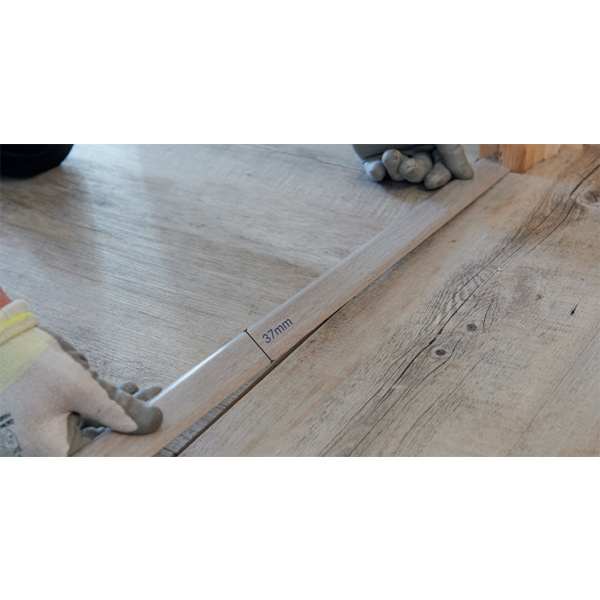 Barre de seuil pour sol vinyle Gerflor - 3,7 CM x 93,0 CM - Bohem Dark Grey